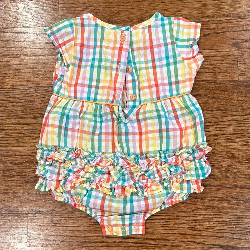 Ruffle Butts Baby Rompers Set of 2 - Size 6-12m - Picture 3 of 5
